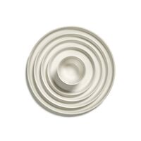 Cena High Plate L Elfenbein