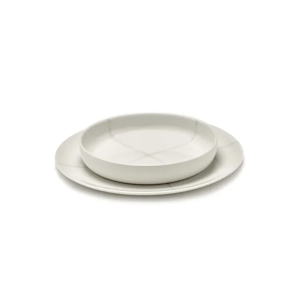 Zuma Deep Plate S Salt White