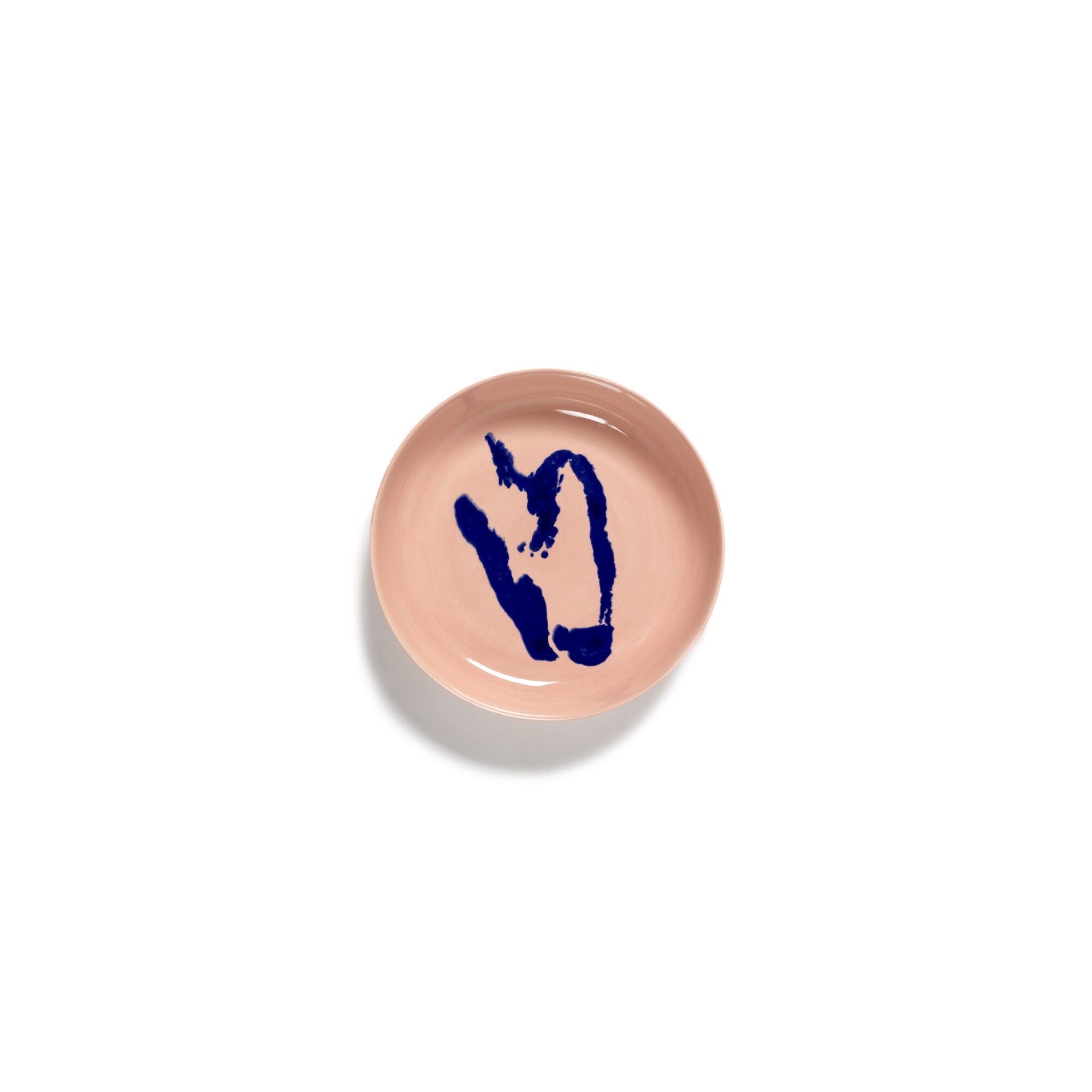 Assiette Creuse Feast Rose/bleu Poivre