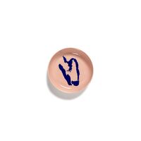 Feast Deep Plate Pink/Pepper Blue