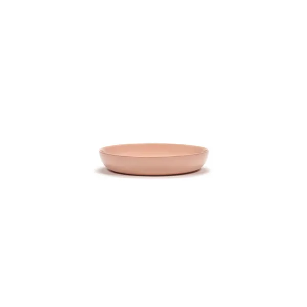 Feast Deep Plate Pink/Pepper Blue