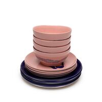 Feast Starter Set, 12- Rosa/ Blau
