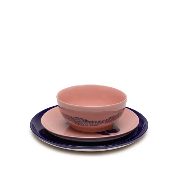 Feast Starter Set, 12- Rosa/ Blau