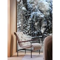 Sillón Serpentine Cromo/Elmo Soft 93068/Tabaco 8697