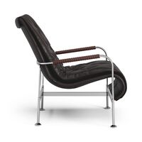 Sillón Serpentine Cromo/Elmo Soft 93068/Tabaco 8697