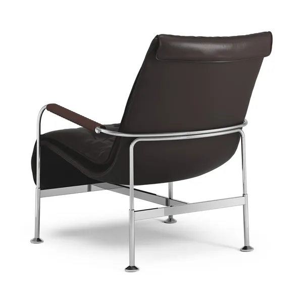 Sillón Serpentine Cromo/Elmo Soft 93068/Tabaco 8697