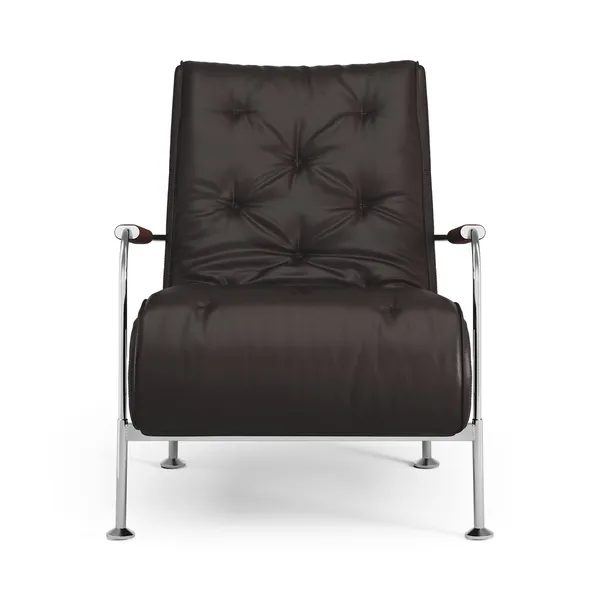 Sillón Serpentine Cromo/Elmo Soft 93068/Tabaco 8697