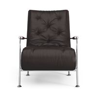 Sillón Serpentine Cromo/Elmo Soft 93068/Tabaco 8697