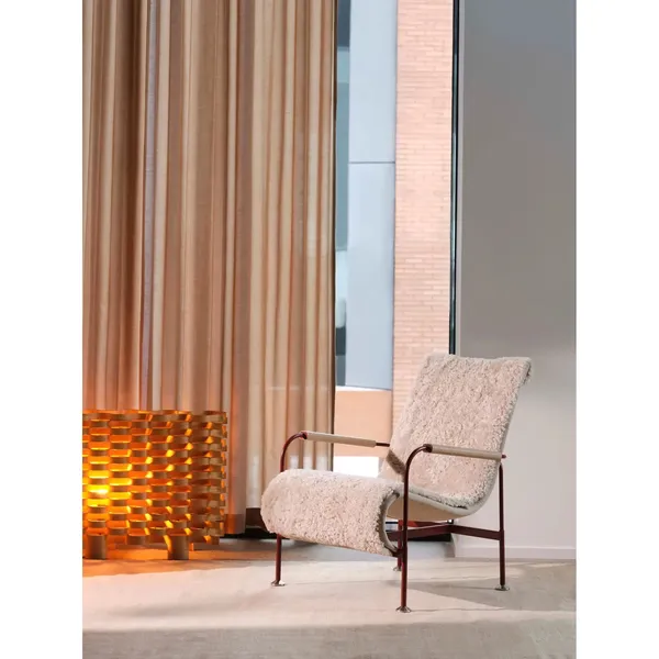 Poltrona Serpentine Cromo/Elmo Soft 33007/Cognac 8632