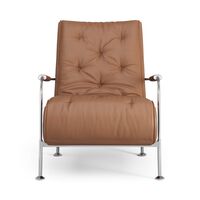 Poltrona Serpentine Cromo/Elmo Soft 33007/Cognac 8632