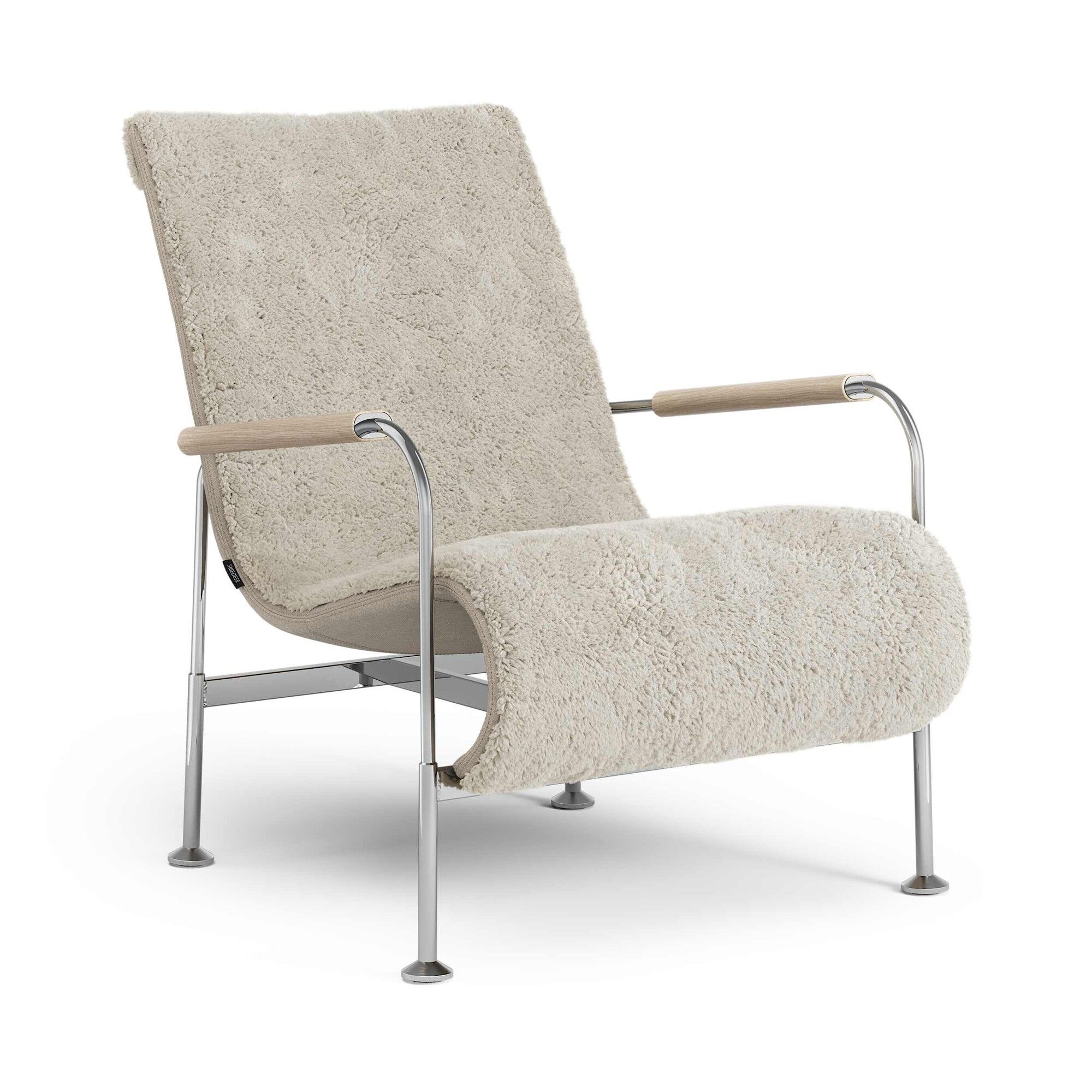 Serpentine Lnestol Krom/Sheepskin Moonlight/Eg