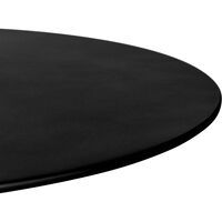 Shine Side Table Black/Travertine