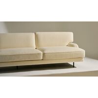 Flaneur 2-Personers Sofa Sort/Bouclé 001