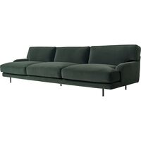 Flaneur 3-seters sofa Sort/ Asator 0984