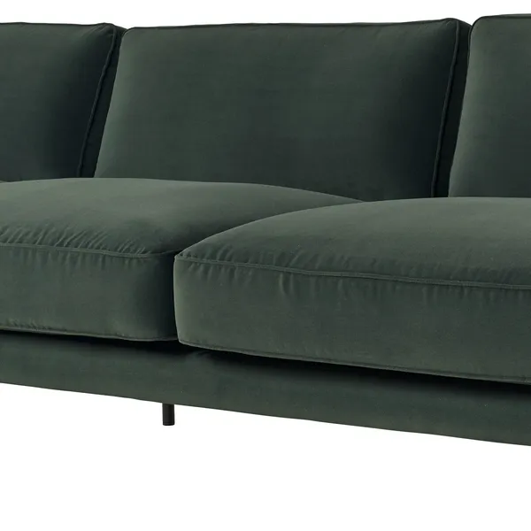 Flaneur 3-seters sofa Sort/ Asator 0984