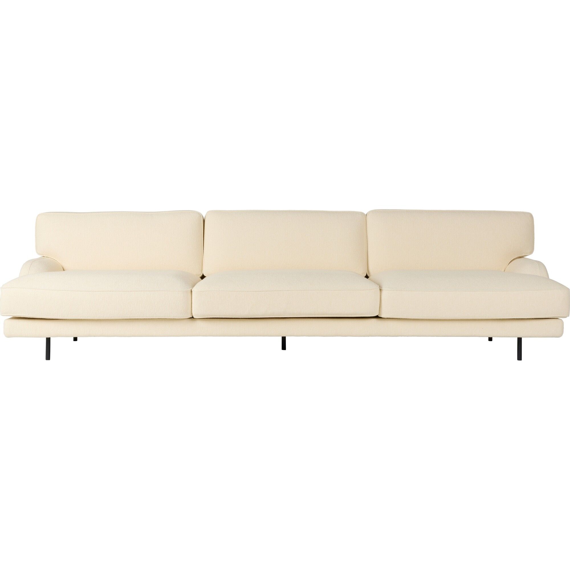 Flaneur 3-Personers Sofa Sort/Boucl 001