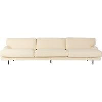 Flaneur 3-seters sofa Sort/ Bouclé 001