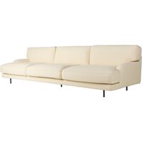 Flaneur 3-seters sofa Sort/ Bouclé 001