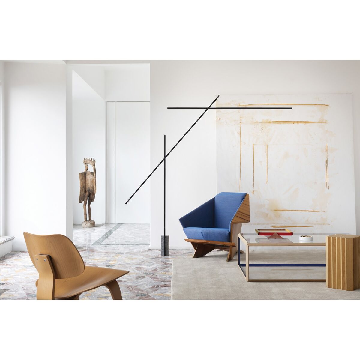Flamingo Floor Lamp 2700K Chrome