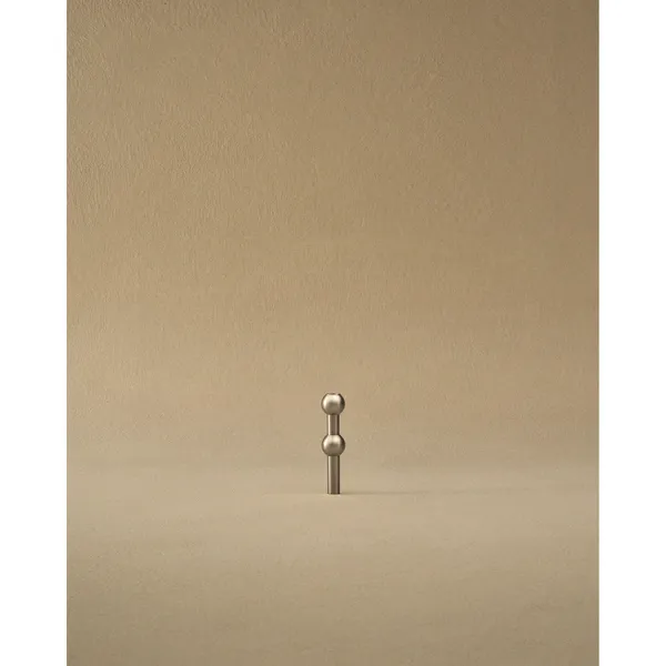 Nagel Vase H10 Brushed Chrome