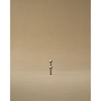Nagel Vase H10 Brushed Chrome