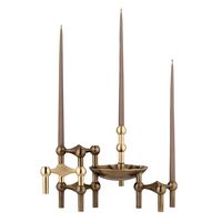 Nagel Vase H10 Brushed Brass