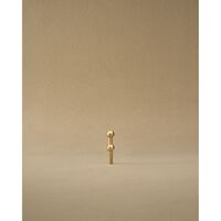 Nagel Vase H10 Brushed Brass