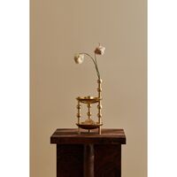 Nagel Vase H10 Brushed Brass