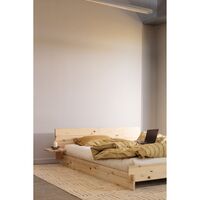 Latch Bed Frame 140x200 Raw