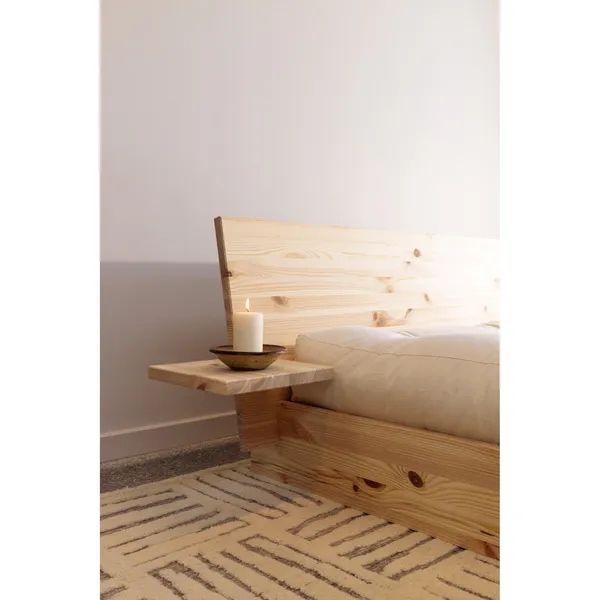 Latch Bed Frame 140x200 Raw