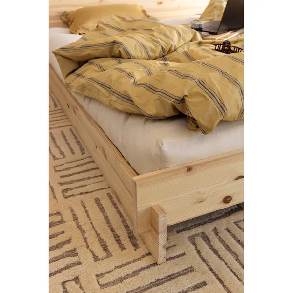 Latch Bed Frame 140x200 Raw