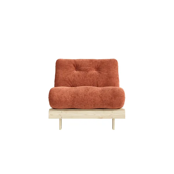 Roots Sofa Bed 90x200 Raw/552 Retro Orange