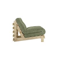 Roots Schlafsofa 90x200 Raw/553 Khaki Green