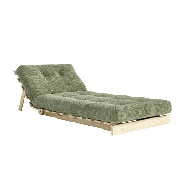Roots Schlafsofa 90x200 Raw/553 Khaki Green