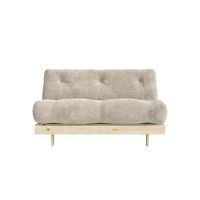 Roots Sofa Bed 140x200 Raw/550 Soft Cream
