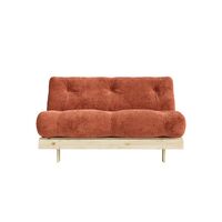 Roots Sofa Bed 140x200 Raw/552 Retro Orange