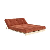 Roots Sofa Bed 140x200 Raw/552 Retro Orange