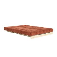Roots Sofa Bed 140x200 Raw/552 Retro Orange