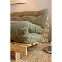 Roots Sofa Bed 140x200 Raw/553 Khaki Green