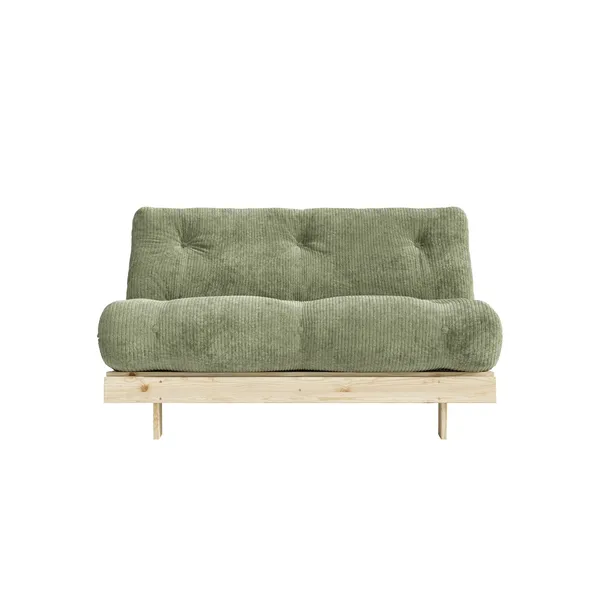 Roots Sofa Bed 140x200 Raw/553 Khaki Green