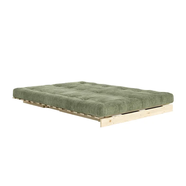 Roots Sofa Bed 140x200 Raw/553 Khaki Green