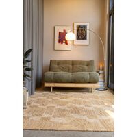 Roots Sofa Bed 140x200 Raw/553 Khaki Green