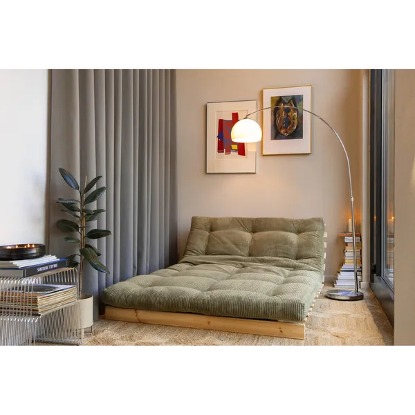 Roots Sofa Bed 140x200 Raw/553 Khaki Green