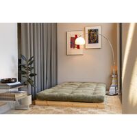 Roots Sofa Bed 140x200 Raw/553 Khaki Green