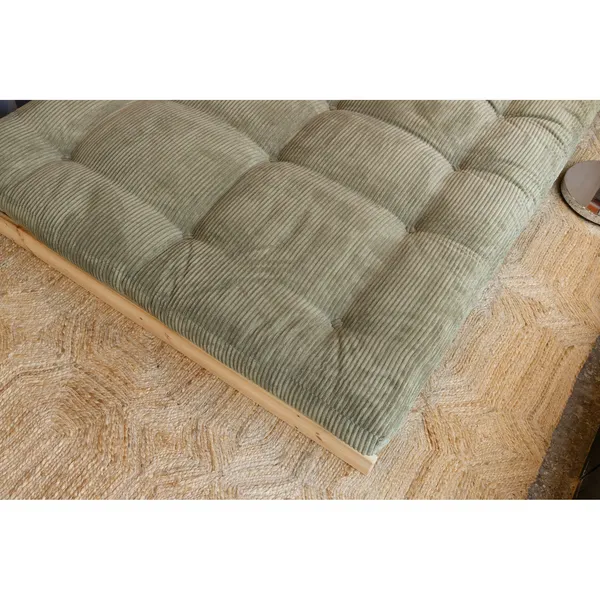 Roots Sofa Bed 140x200 Raw/553 Khaki Green