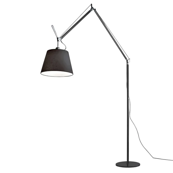 Tolomeo Mega Floor Lamp Black 36 cm Shade