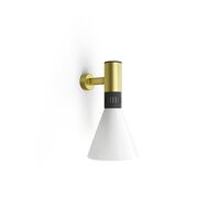 Cono Væglampe Ø25 Satin Gold