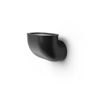 Gomito Væglampe Ø17 Black 9005