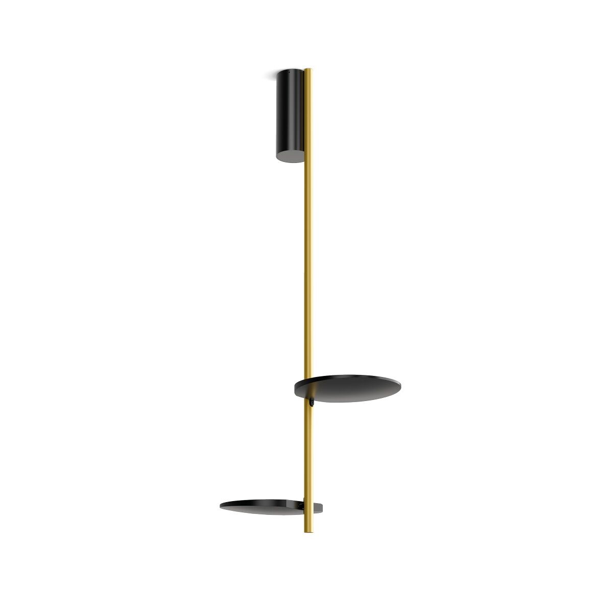 Kimia Pendel Ø17 Black 9005/Satin Galvanic Gold