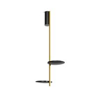 Kimia Pendel Ø17 Black 9005/Satin Galvanic Gold